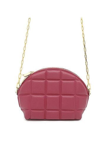 Bottega Veneta Bordeaux Leather Shoulder Bag (view 1)