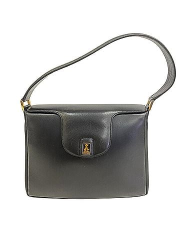 Burberry Black Leather Shoulder Bag (view 1)