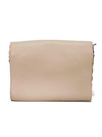 Tory Burch Pink Beige Leather Shoulder Bag (view 2)