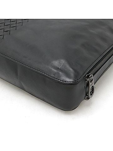 Bottega Veneta Intrecciato Black Intrecciato Clutch Bag (view 2)