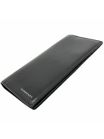 Burberry Black Leather Long Wallet (Bi-Fold) (view 2)