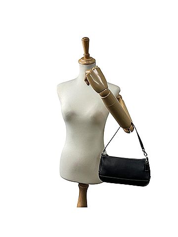 Coach Black Leather Handbag Pouch (view 2)