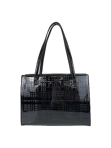 Burberry Black Patent Leather Shoulder Bag (view 1)