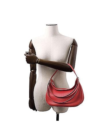 Hermès Rouge Casaque Togo Leather Handbag Shoulder Bag (view 2)