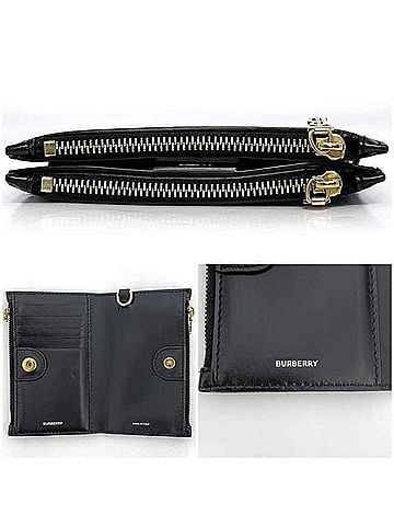 Burberry Black Leather Coin Purse/Coin Case (view 2)