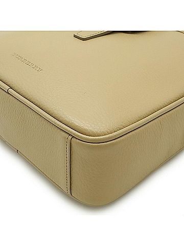 Burberry Beige Sand Leather Shoulder Bag (view 2)