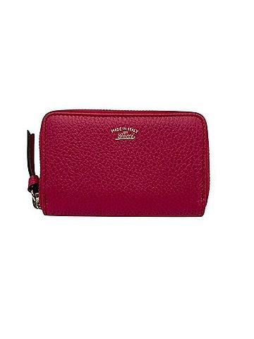Gucci Pink Leather Business Card Case (view 1)