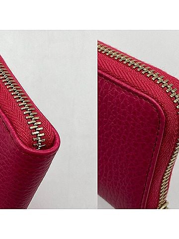 Gucci Pink Leather Business Card Case (view 2)