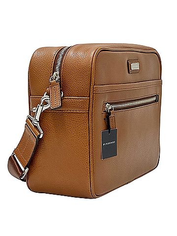 Burberry Brown Leather Shoulder Bag (view 2)