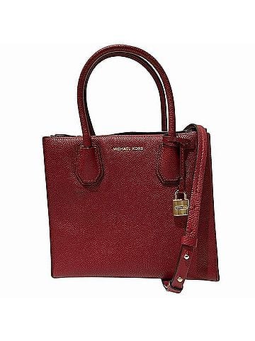 Michael Kors Red Color Leather Handbag Shoulder Bag (view 1)