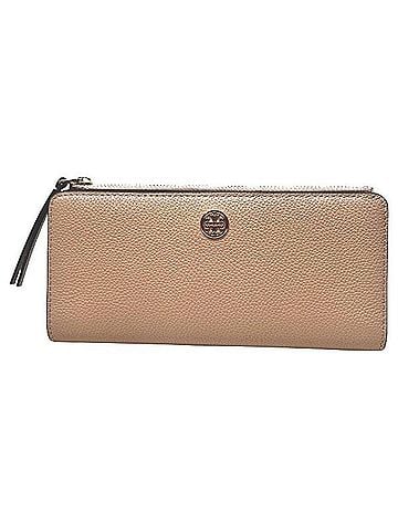 Tory Burch Sand Leather Long Wallet (Bi-Fold) (view 1)