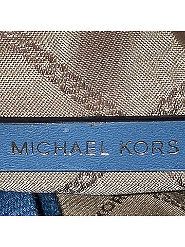 Michael Kors Blue Leather Handbag Shoulder Bag (view 2)