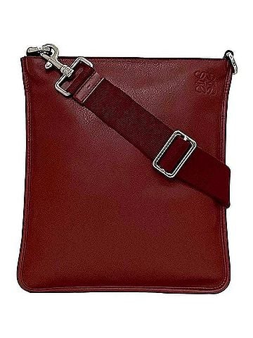 Loewe Red Color Leather Shoulder Bag (view 1)
