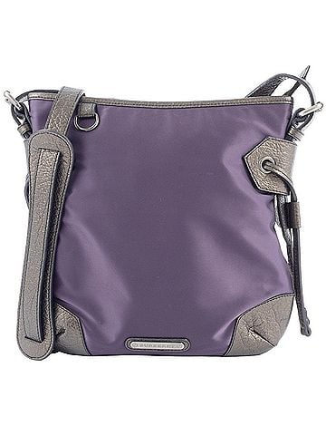 Burberry Purple Nylon Shoulder Bag (view 1)