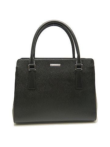 Burberry Black Leather Handbag (view 1)
