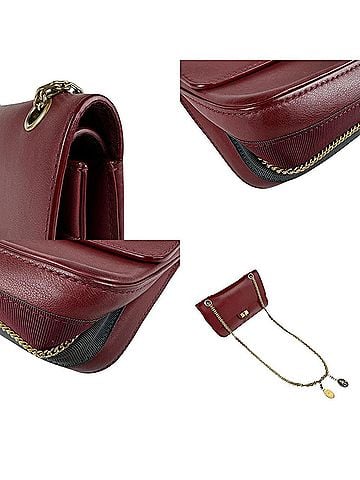 Chanel 2.55 Red Color Leather Shoulder Bag (view 2)
