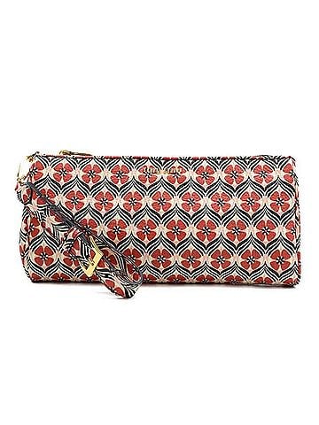 Miu Miu Multi-Color Red Color Leather Clutch Bag (view 1)