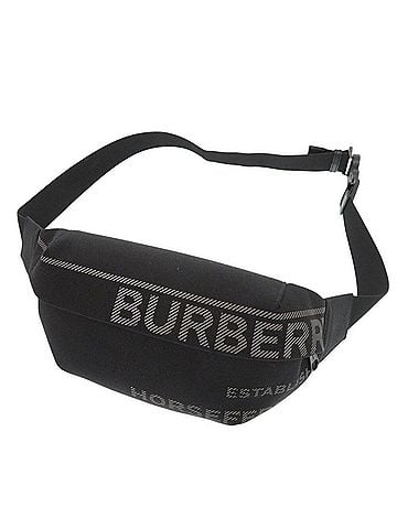 Burberry Black Canvas Fanny Pack (view 1)