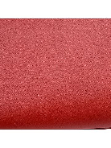 Yves Saint Laurent Red Color Leather Shoulder Bag (view 2)