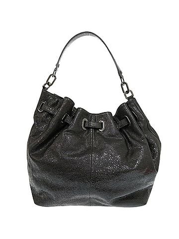Tory Burch Black Leather Handbag Shoulder Bag (view 2)