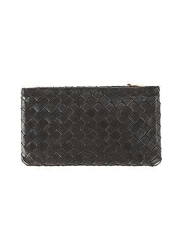Bottega Veneta Black Intrecciato Clutch Bag Pouch (view 1)