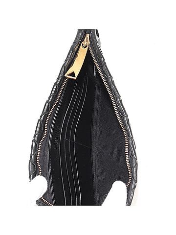 Bottega Veneta Black Intrecciato Clutch Bag Pouch (view 2)