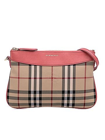Burberry Haymarket Check Canvas Peyton Crossbody (view 1)