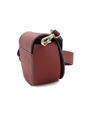 Versace Bordeaux Leather Shoulder Bag (view 2)