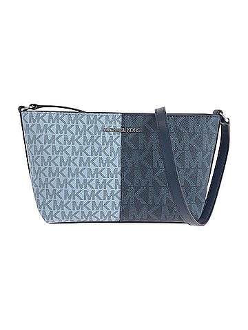 Michael Kors Blue Navy Pvc Pochette Shoulder Bag (view 1)