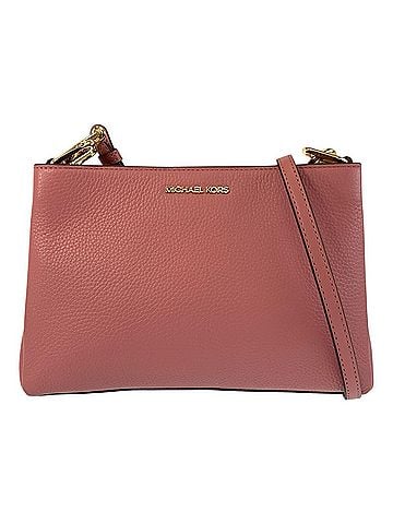 Michael Kors Pink Leather Pochette Shoulder Bag (view 1)