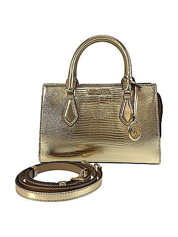 Michael Kors Gold Pvc Handbag Shoulder Bag (view 1)