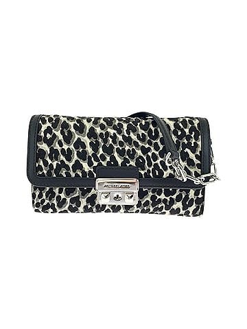Michael Kors Black Multi-Color Leather Shoulder Bag (view 1)