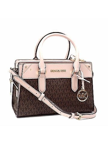 Michael Kors Brown Pink Pvc Handbag (view 1)