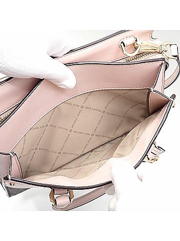 Michael Kors Brown Pink Pvc Handbag (view 2)