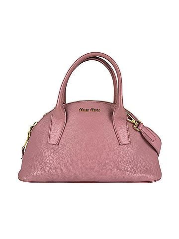 Miu Miu Pink Leather Handbag Shoulder Bag (view 1)