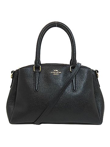 Coach Black Leather Handbag (view 1)