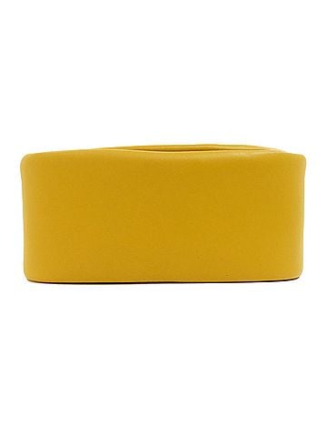 Tory Burch Yellow Leather Shoulder Bag (view 2)