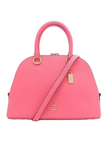 Coach Pink Leather Handbag (view 1)