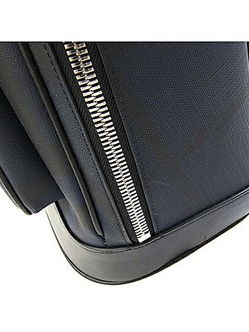 Burberry Black Navy Pvc Leather Backpack (view 2)