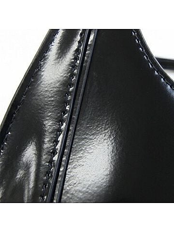 Tory Burch Black Patent Leather Shoulder Bag (view 2)