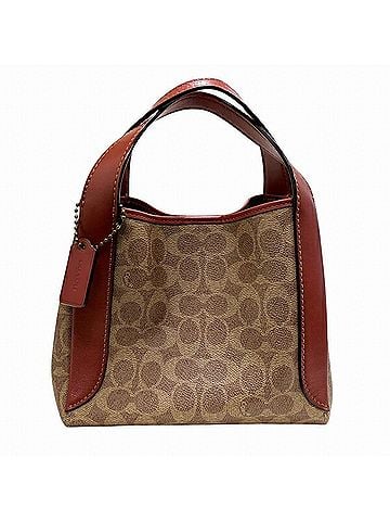 Coach Brown Pvc Leather Handbag (view 1)