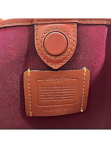Coach Brown Pvc Leather Handbag (view 2)