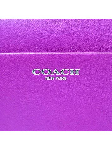 Coach Pink Leather Long Wallet (Bi-Fold) (view 2)