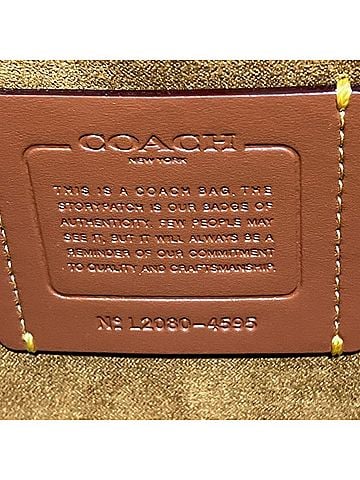 Coach Beige Pink Red Color Leather Suede Handbag Shoulder Bag (view 2)
