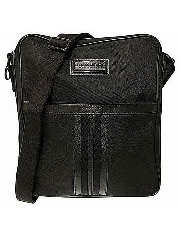 Burberry Black Canvas Leather Shoulder Bag (view 1)