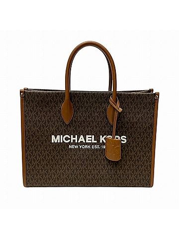 Michael Kors Brown Pvc Leather Handbag (view 1)