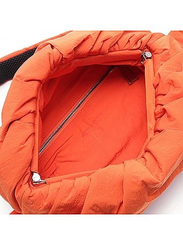 Bottega Veneta Orange Nylon Fanny Pack Sling Bag (view 2)