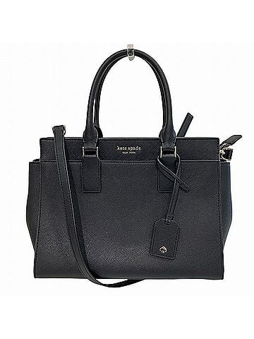 Kate Spade New York Black Pvc Handbag Shoulder Bag (view 1)