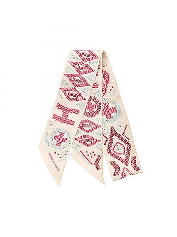 Hermès Ivory Multi-Color Silk Scarf (view 1)
