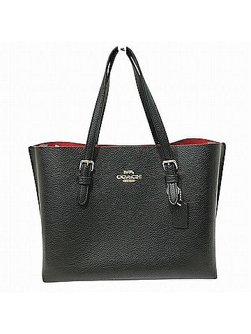 Coach Black Leather Handbag Shoulder Bag (view 1)